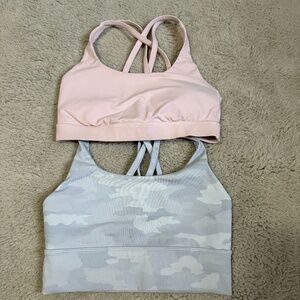 Bundle of size 4 Lululemon sports Bras